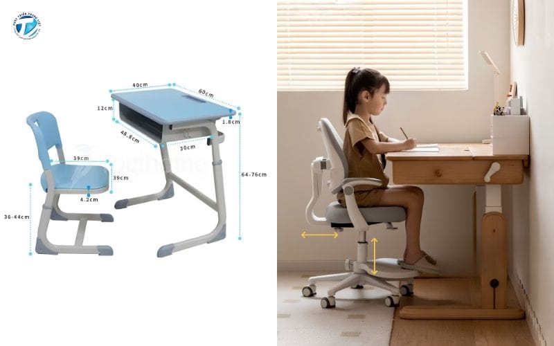 Phân Tích Tiêu Chuẩn Kích Thước Ghế Ngồi Học Cho Học Sinh